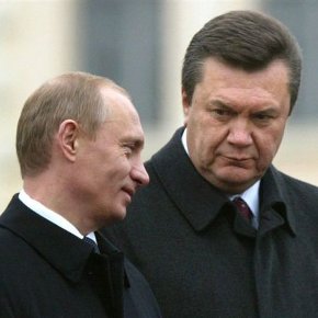 Путин с Януковичем на встрече