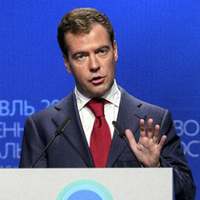 Президент России Дмитрий Медведев призывает мировое сообщество к отказу от идей глобального господства
