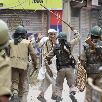 Кашмир, акция протеста